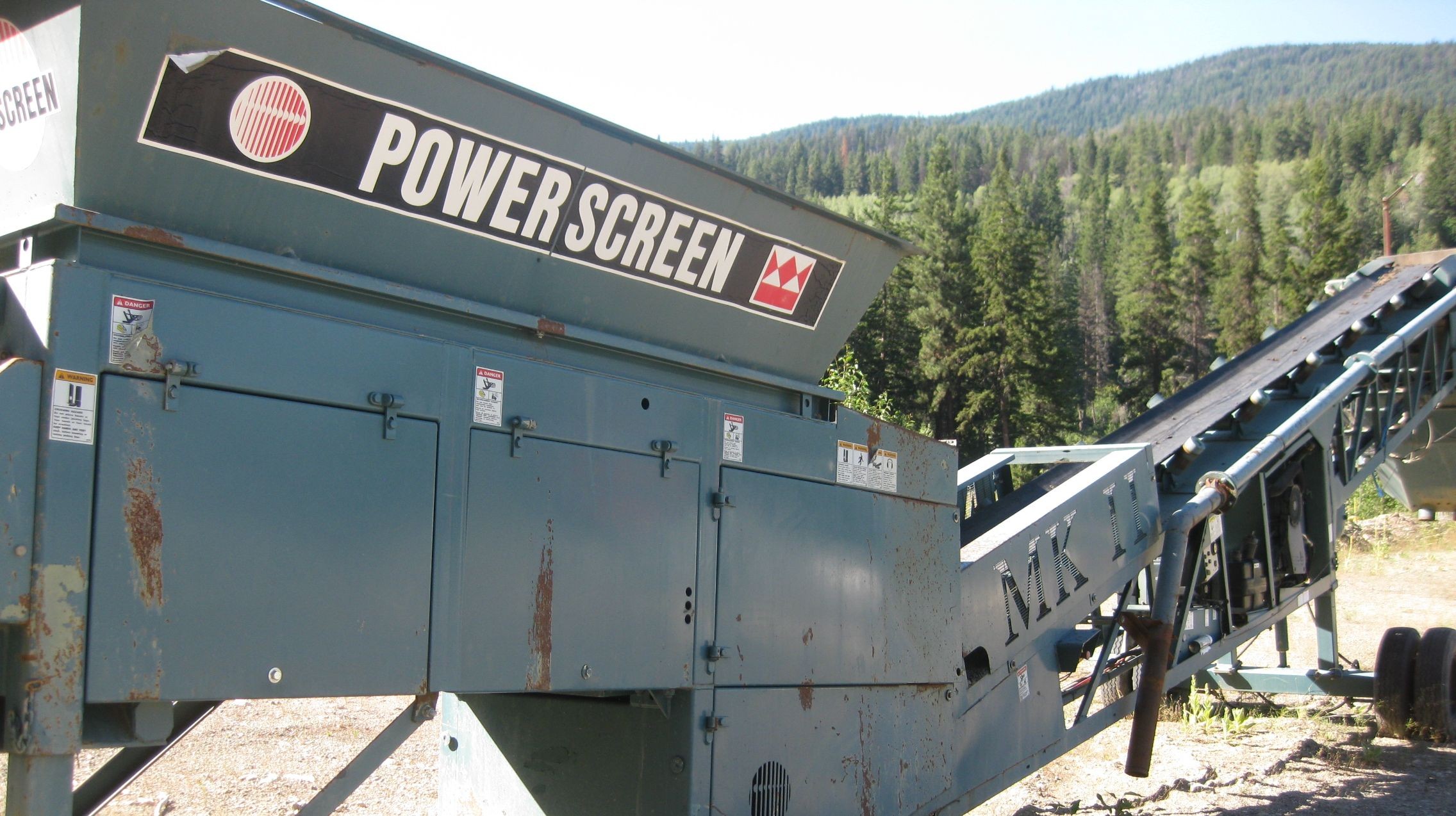 Screen for Aggregate Plant