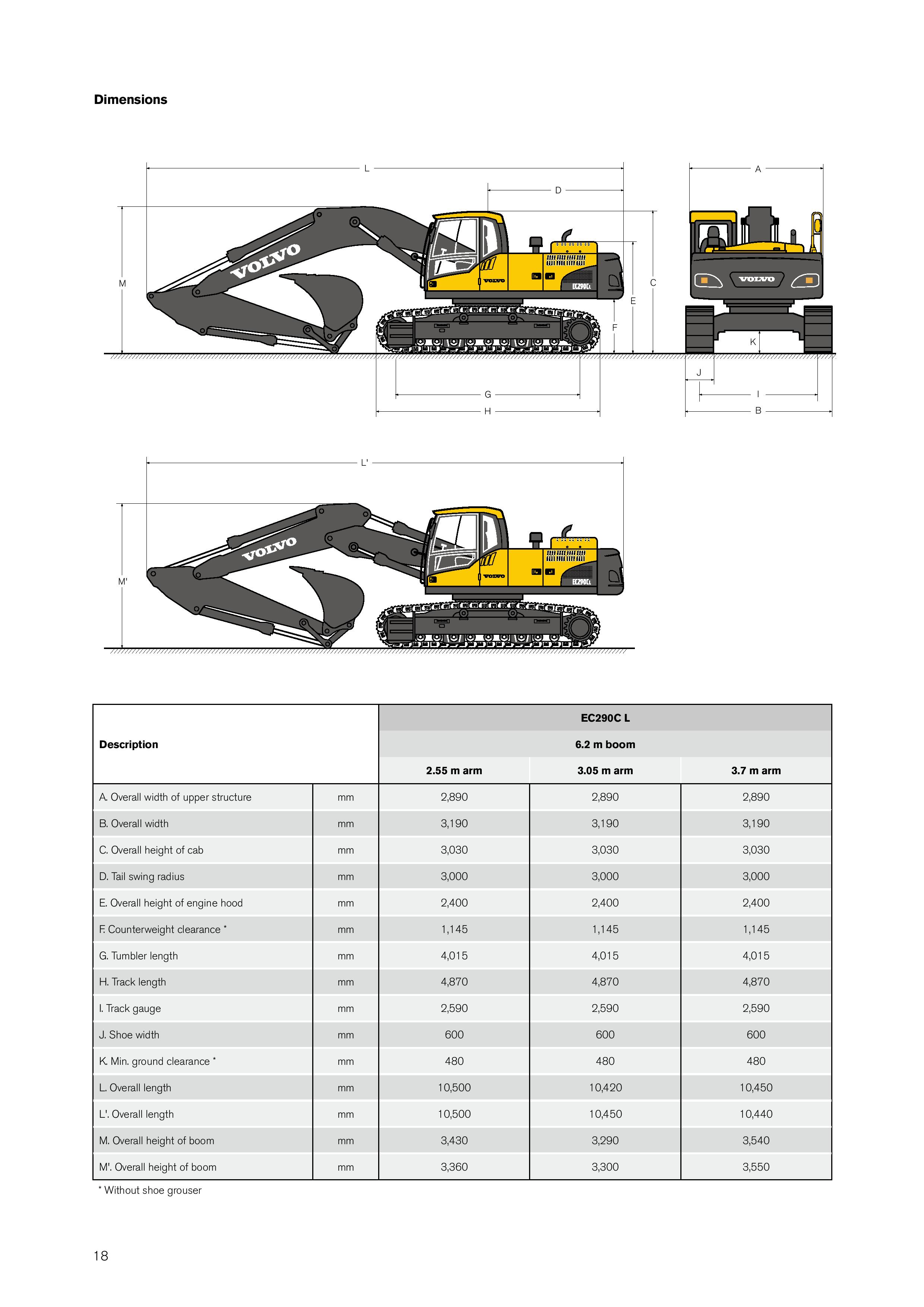 Экскаватор volvo характеристики. Volvo ec300dl габариты. Volvo ec380dl технические характеристики. Габариты Вольво 380. Экскаватор Вольво габариты.