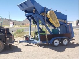 Turn Key Yuba Industries 30 TPH Portable Gold Wash and Recovery Plant with Knelson Concentrator
